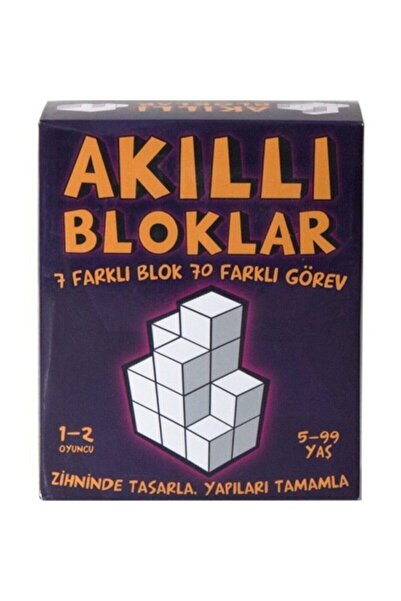 Genel Markalar Akıllı Bloklar Zeka Strateji Aile Oyunu - Eğitici ve Eğlenceli