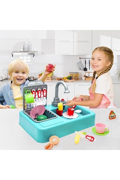 Empressco 7010 Modern Lavabo Pilli Çeşmeli Mutfak 25 Prç Pembe