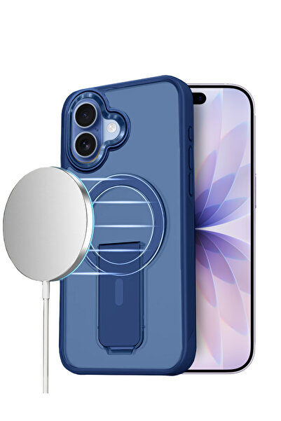 Wtech Apple iPhone 17 5G 2025 Premium Icy Frost Magsafe with Kickstand Case C...