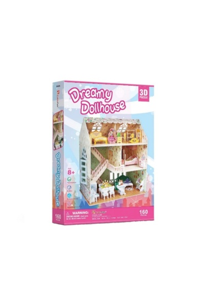 Cubic Fun Puzzle 3D - Dreamy Dollhouse - Casa de vis a papusilor