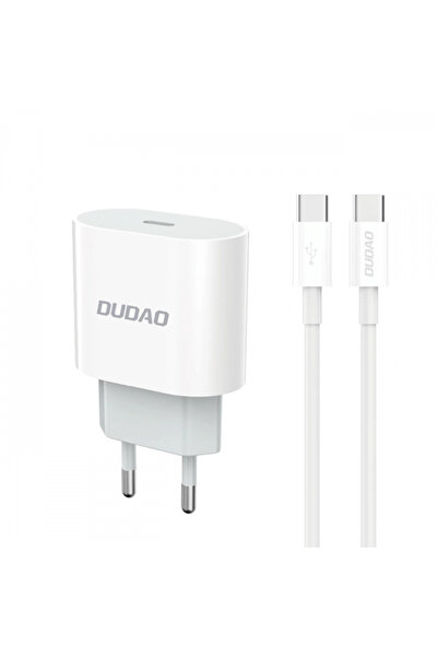 DUDAO Incarcator Retea Cu Cablu USB-C A14EUC, 20W, 3A, 1 x USB-C, Negru