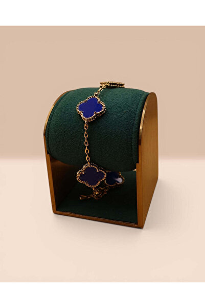 LYNORO Brățară Van Luxy Albastră Damă/Bărbați Placată cu Aur 18K