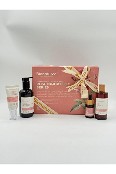 BIONATURCA Organic Certified Rose & Immortelle Premium Care Ritual Box -