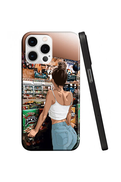 OEM Husa pentru Apple iPhone 13 Pro Max, Perfect Case, Favourites Series Girl...