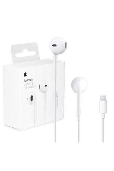 APPLE TREE Apple wired earphones with Lightning connector, white color