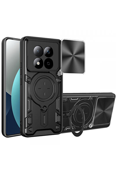 Techsuit Husa pentru Xiaomi Redmi Note 15 Pro 4G, Techsuit, CamGuard Pro, Neagra