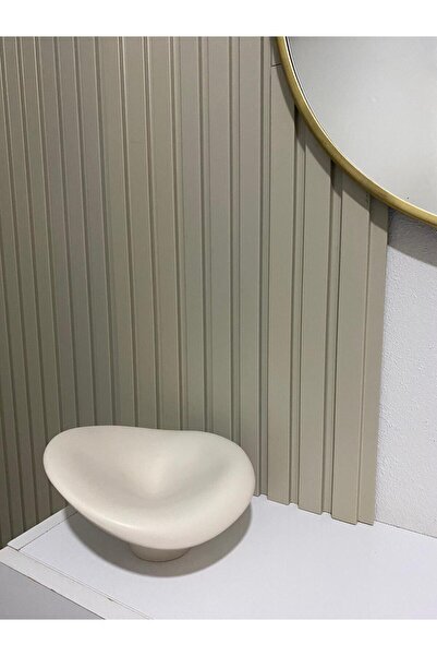 Tuge Home Zambak Küçük Seramik Vazo – Kum Beji