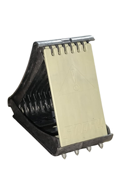 Koby E-Global Araç Teker Takozu Demir Çivili Stop Yazılı Kaydırmaz