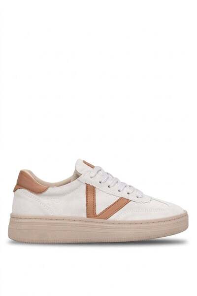 Ayakkabı Fuarı Elit Koc19433 Women's Genuine Leather Classic Sneakers White