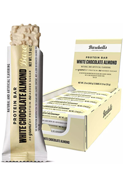 Barebells لوح بروتين ٥٥ غرام، عبوة من ١٢ قطعة، بدون سكر، بنكهة الشوكولاتة الب...