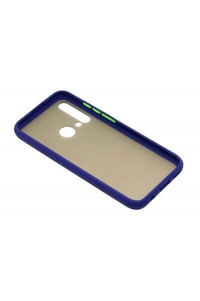 OEM Husa Soft Touch Huawei Nova 5i, P20 Lite 2019 Albastra