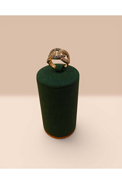 LYNORO Adjustable 18K Gold Plated Cuban Women's Ring