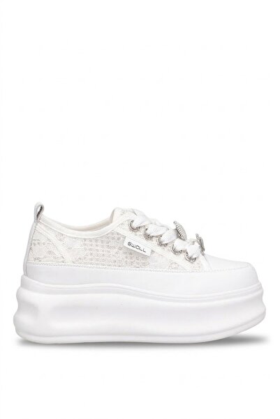 Ayakkabı Fuarı Elit Hml2003 Women's Stoned Classic Sneakers White