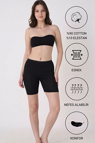 Altınay Women's Jacquard Breathable Boxers, Pack of Cotton ,Net52