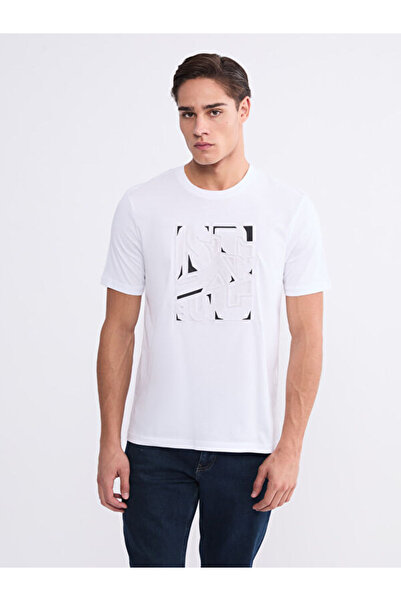 LC Waikiki Rmz Gi̇yi̇m Farkiyla Zero Roba Collar Printed Combed Cotton Men's ...