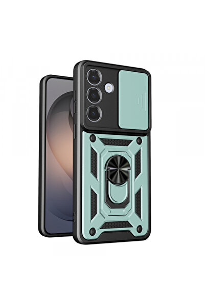 Techsuit Husa pentru Samsung Galaxy S26 S942, Techsuit, CamShield, Verde