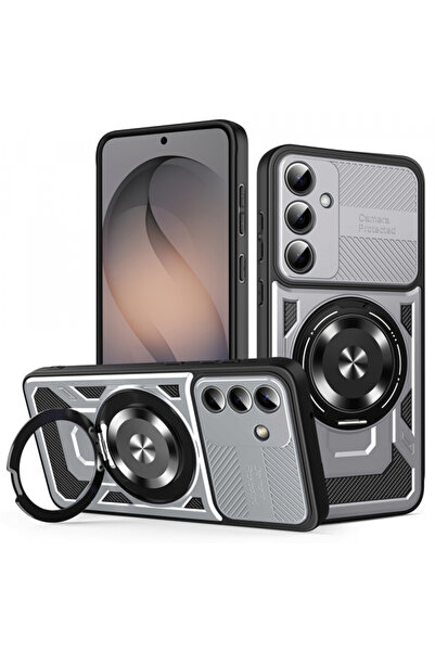 Techsuit Husa pentru Samsung Galaxy S26 S942, Techsuit, RuggedCam, Gri