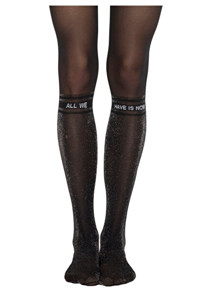 Penti Dres Lovely ,,On Time'' 50 DEN -cu Imprimeu „All We Have Is Now”