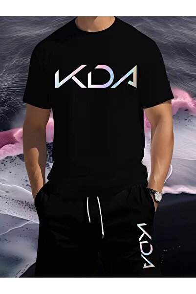 CLASSY.MODA Men's Printed T-Shirt Shorts Set Summer Comfortable Fit Oversized...