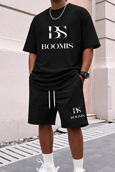 CLASSY.MODA Men's Printed T-Shirt Shorts Set Summer Comfortable Fit Oversized...