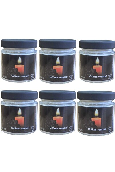 kasa Lumanarilor Set 6 Candele cimitir borcan , Odihnă Veșnică , ardere lenta...