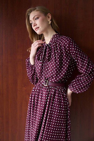 AYZEY POINTED CHIPPON DRESS