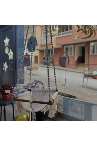 YILDIZ Makrome Çocuk Salıncağı