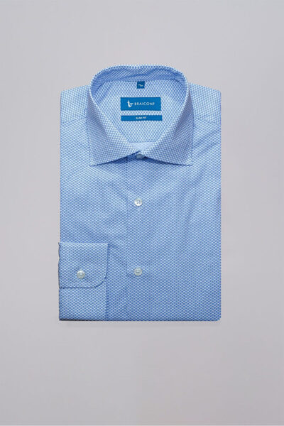 Braiconf Multicolor fitted printed shirt