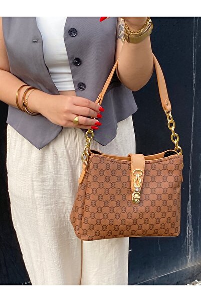 mıchael polo Klips Knitted Detail Hand, Arm and Shoulder Women's Bag Si