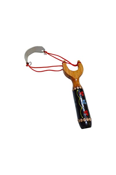 Umut's Ahşap El yapımı Kuş lastiği Tombul işlemeli