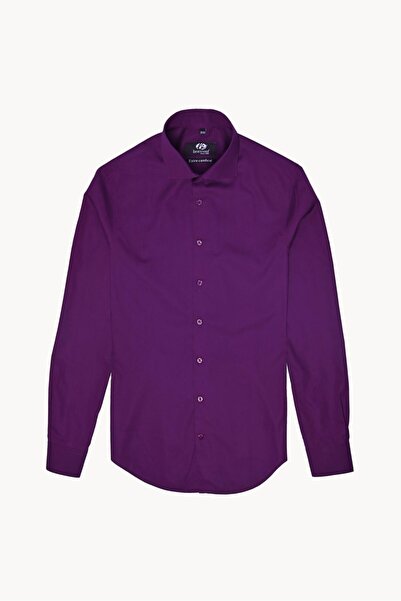 Braiconf Tailored office shirt with extra-fitted print Multicolor