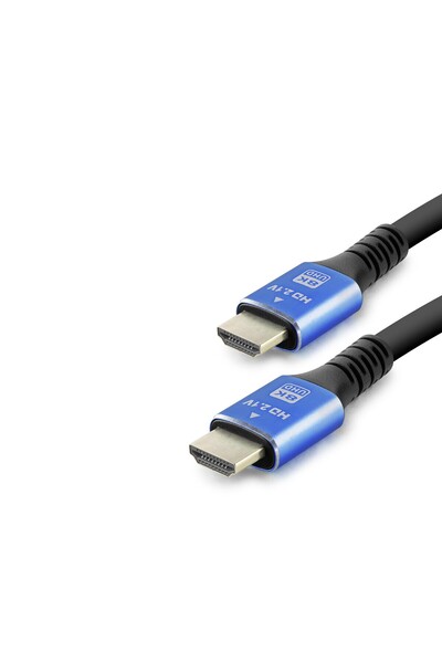Skygo Fiber Optic HDMI 2.1 Cable 8K Uhd 60 Hz Od 8.0 mm 1.5 m - Black Blue Hd...