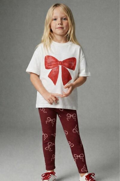 ZUZUNGA Fiyon Printed Girls' Tights Set – Fiyonk Patterned Stylish Design