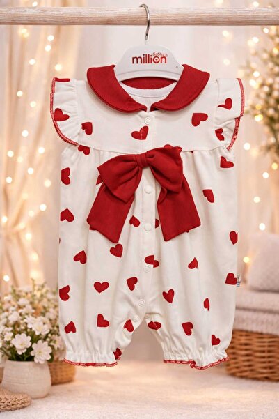 MİLLİON BEBE KIZ BEBEK SALOPET TULUM