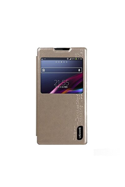 OEM Husa Usams Merry Series Sony Xperia C3 D2533, D2502 Gold