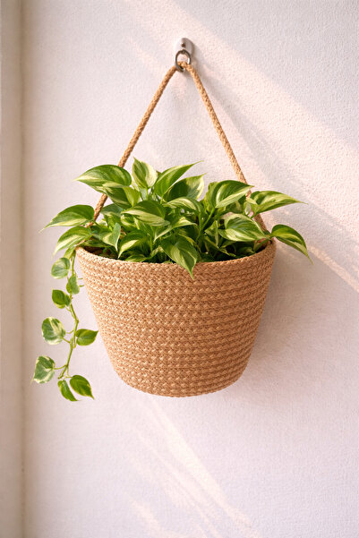 ÖRGÜM Coș Organizator Decorativ Multifuncțional 18x18 Cm PREȚUL ESTE DOAR PEN...