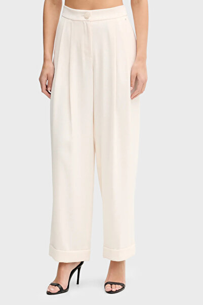 Armani Exchange Relaxed Fit High Waist Wide Leg Pants Pants Xw001826 Af16125 ...