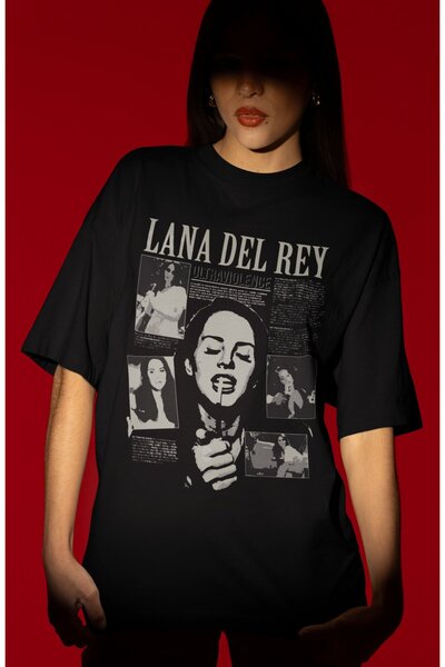 SEVBANO Design Lana Del Rey Singer Printed Unisex Oversized t Shirt