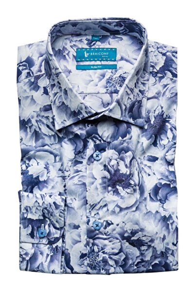 Braiconf Casual tailored shirt with checkered print Multicolor