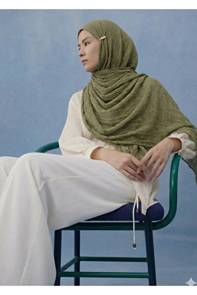 ARMANDA Eskitme viskoz ketensi şal doğal dokulu hafif yapılı