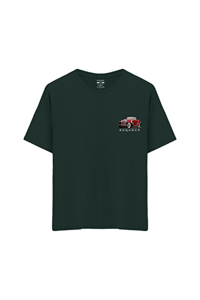 OWERSİZE UNISEX BİSİKLET YAKA TSHİRT