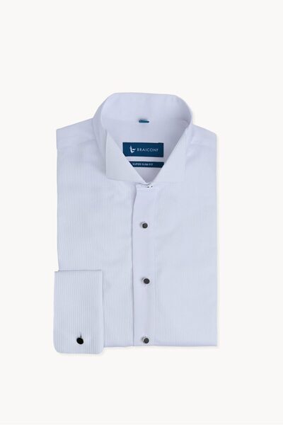 Braiconf Tailored ceremony shirt with extra-fitted print Multicolor