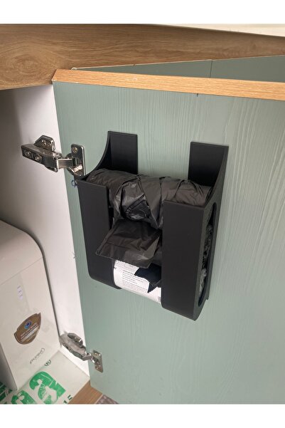 Rafine Studio 3D Adjustable Garbage Bag Organizer – Self-Adhesive Trash Bag H...