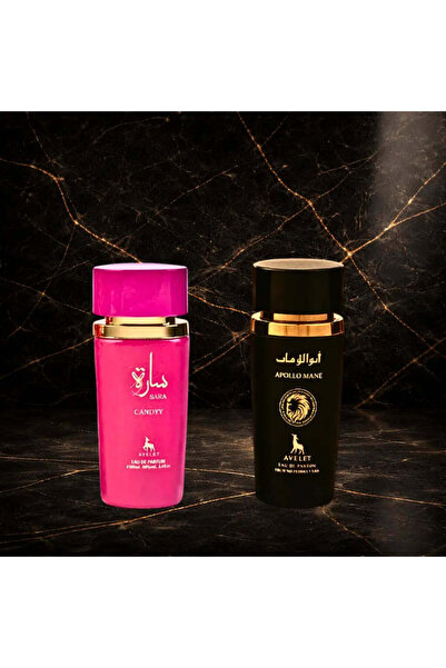 Ayelet Set of 2 Oriental Perfumes (Women + Men) - Sara Pink + Apollo Mane Black