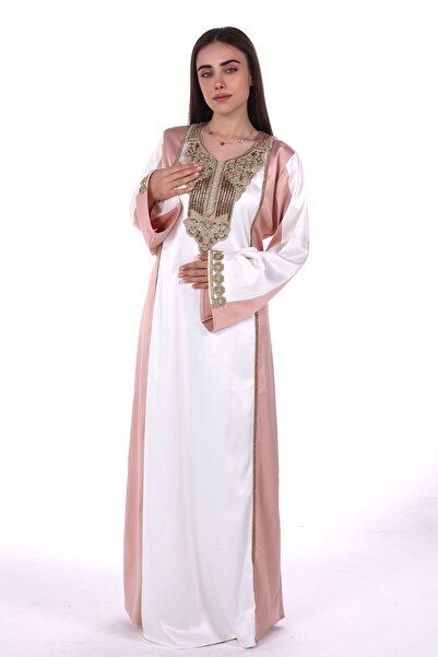 al bent al sharqieh women satin jalabiya dress