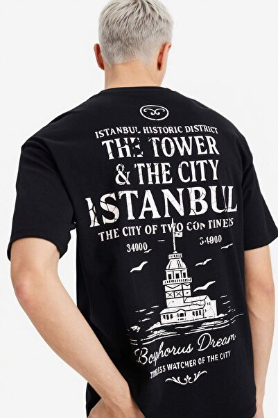 DeFacto 100% Βαμβάκι Boxy Fit με τύπωμα Μπλουζάκι F8164AX26SP