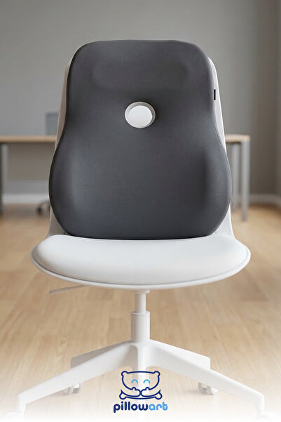 PİLLOWART Visko Sırt Minderi Bel Yastığı – Ergonomik Bel Desteği