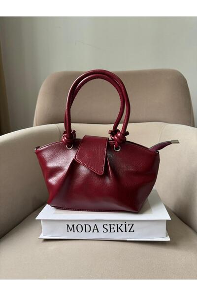 Moda Sekiz Women's Patent Leather Leather Crisscross Straps Cross and Shoulde...