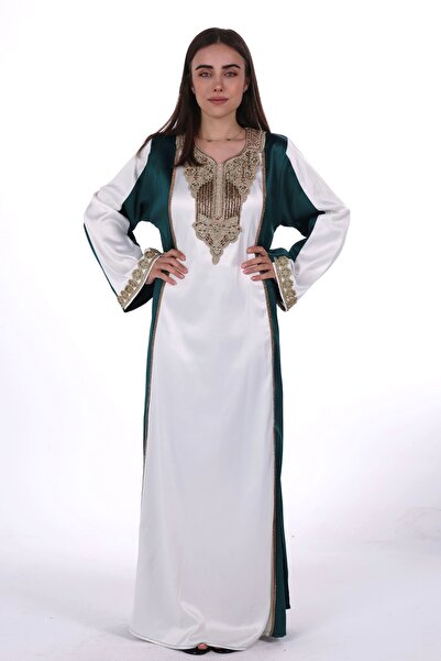al bent al sharqieh women satin jalabiya dress