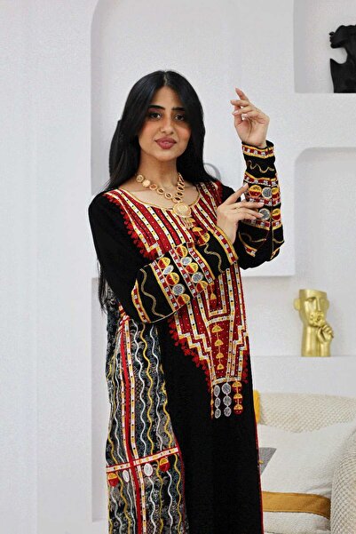 BS A traditional jalabiya with a design inspired by authentic Arab identity, ...